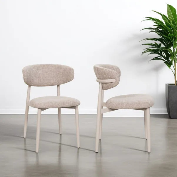 Skye Dining Chairs in Oatmeal - Set of 2