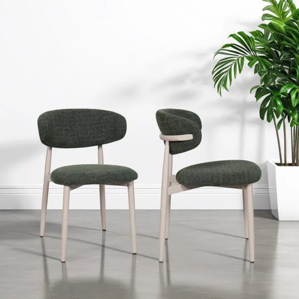 Skye Dining Chairs in Forrest Green - Set of 2