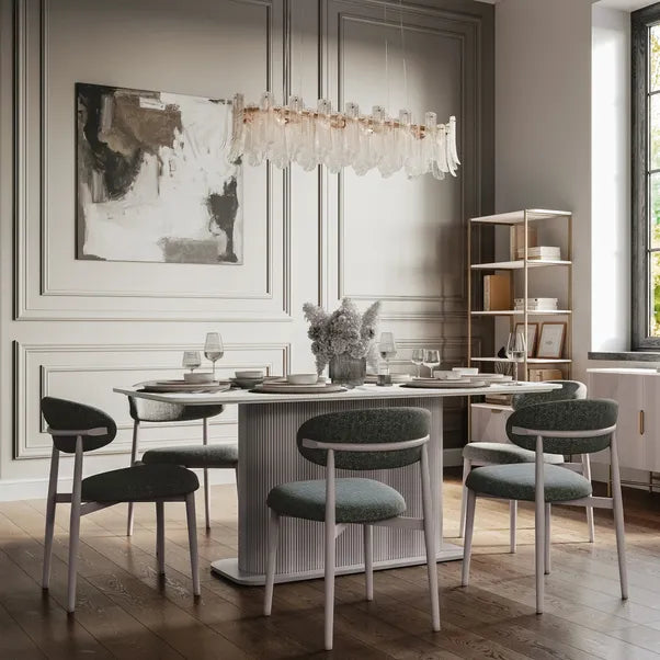 Alessia Mango Wood 6-8 Seater Dining Table