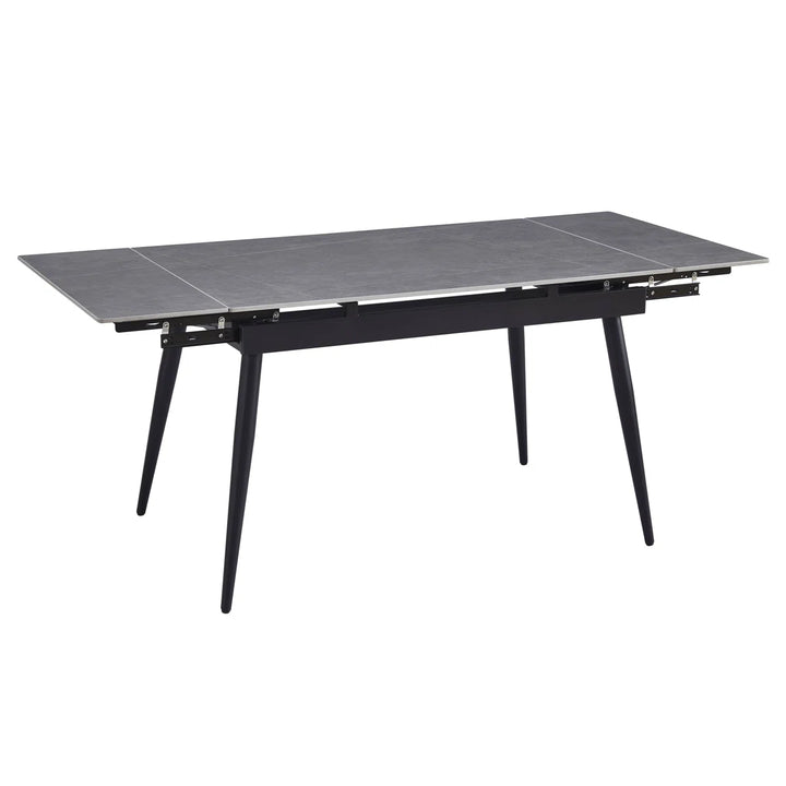 Verona 120-180cm Grey Ceramic Extending Dining Table