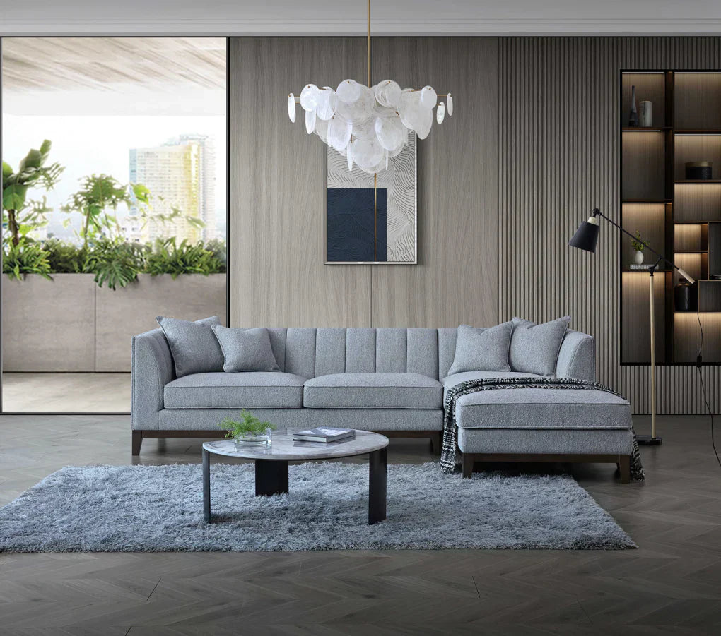 The Cooper Dolphin Boucle Right Hand Corner Premium Sofa Dolphin Boucle Fabric - Belmont Interiors