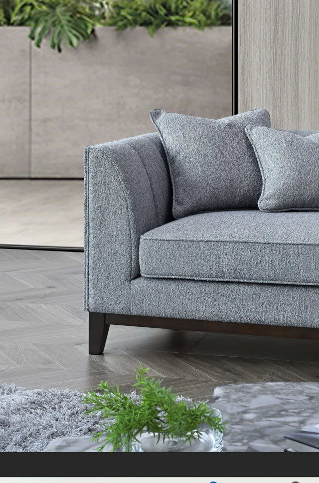 The Cooper Dolphin Boucle Right Hand Corner Premium Sofa Dolphin Boucle Fabric - Belmont Interiors