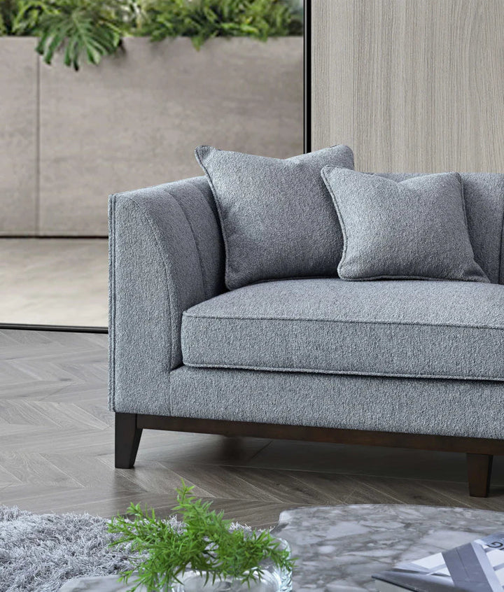 The Cooper Dolphin Boucle Right Hand Corner Premium Sofa Dolphin Boucle Fabric - Belmont Interiors