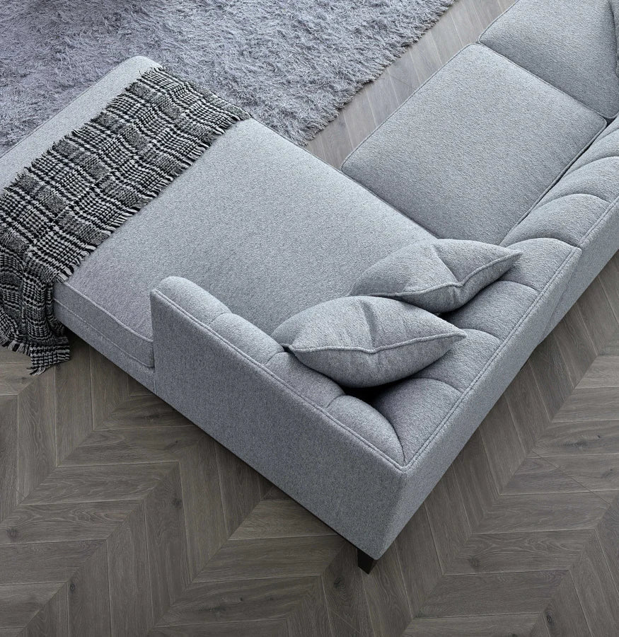 The Cooper Dolphin Boucle Right Hand Corner Premium Sofa Dolphin Boucle Fabric - Belmont Interiors
