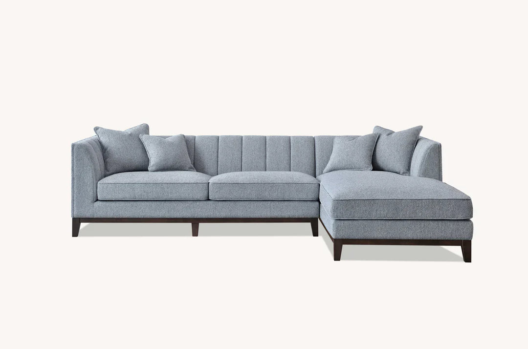 The Cooper Dolphin Boucle Right Hand Corner Premium Sofa Dolphin Boucle Fabric - Belmont Interiors