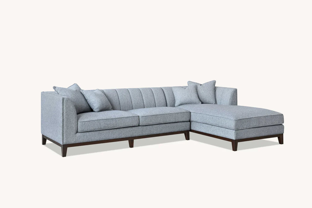 The Cooper Dolphin Boucle Right Hand Corner Premium Sofa Dolphin Boucle Fabric - Belmont Interiors