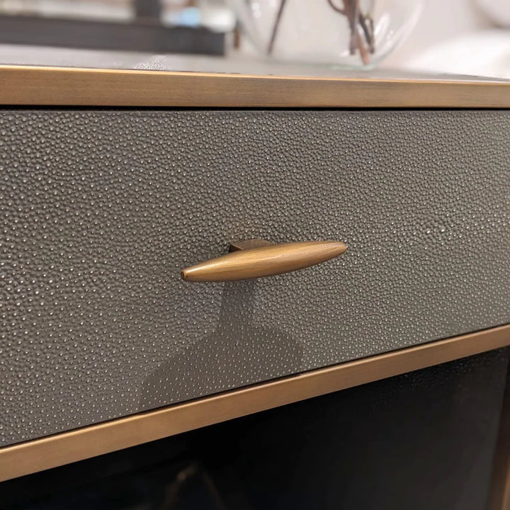 DI Designs Hampton Chest of Drawers - Grey Shagreen - Belmont Interiors