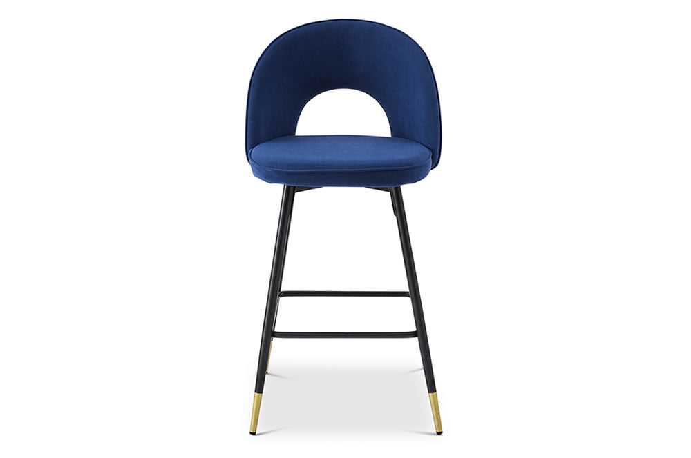 Berkeley Designs Hoxton Bar Stool in Blue - Belmont Interiors
