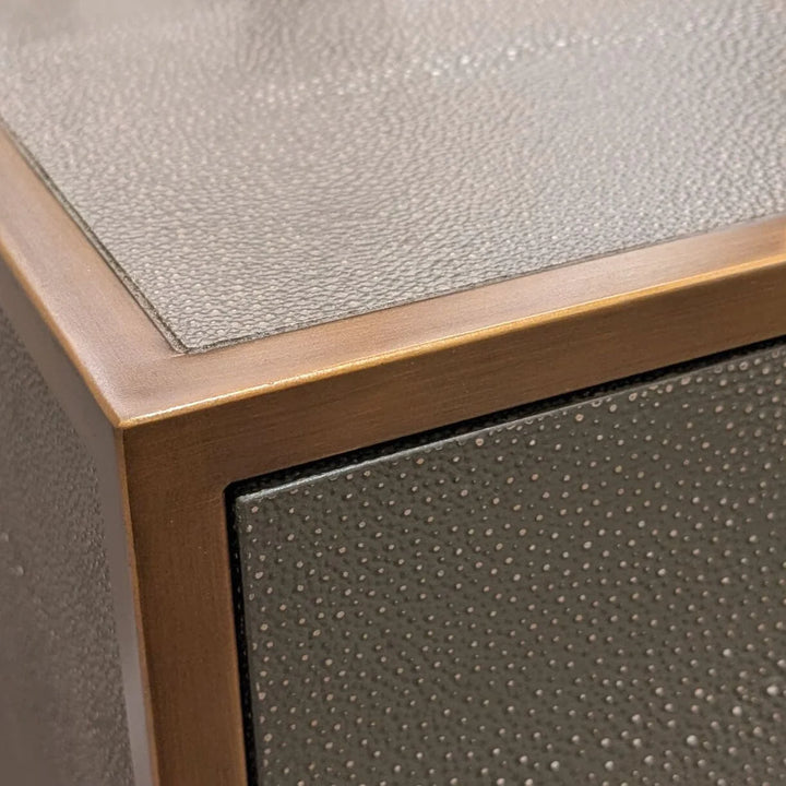 DI Designs Hampton Chest of Drawers - Grey Shagreen - Belmont Interiors
