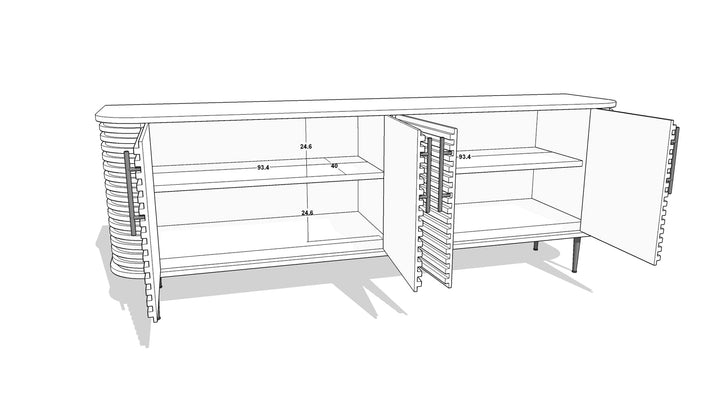 Berkeley Designs Paris Sideboard - Belmont Interiors