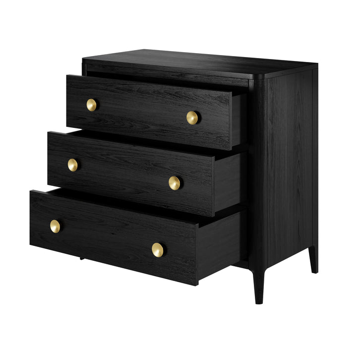 DI Designs Abberley Chest of Drawers in Black - Belmont Interiors