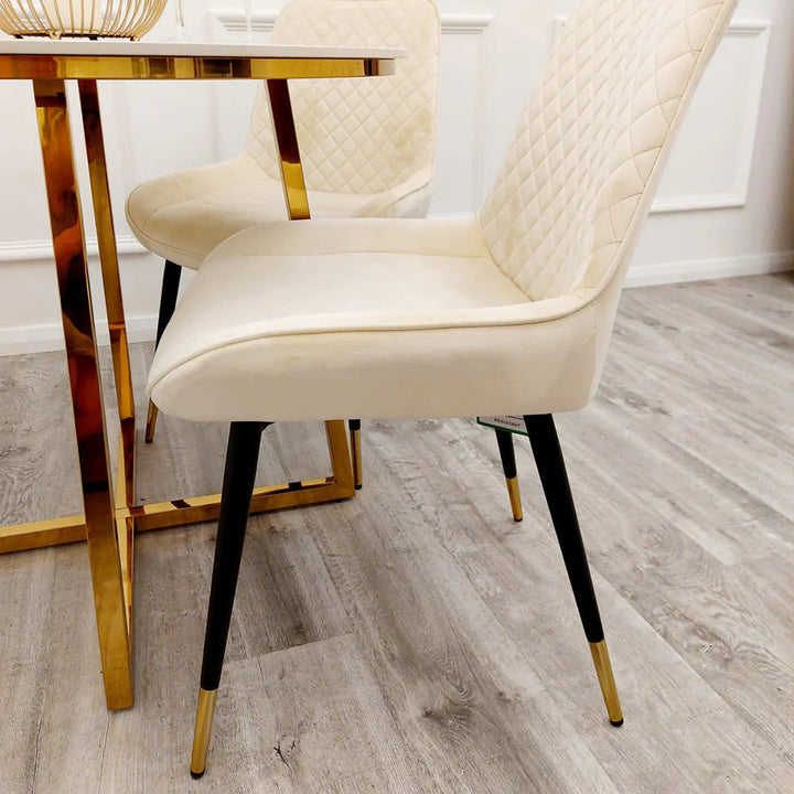 Luna Velvet Dining Chair - Belmont Interiors