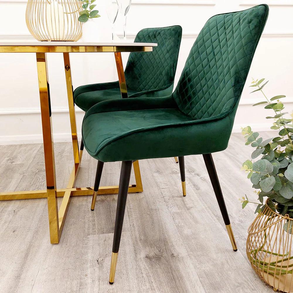 Luna Velvet Dining Chair - Belmont Interiors