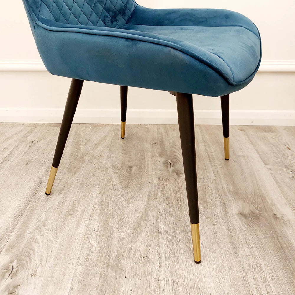 Luna Velvet Dining Chair - Belmont Interiors