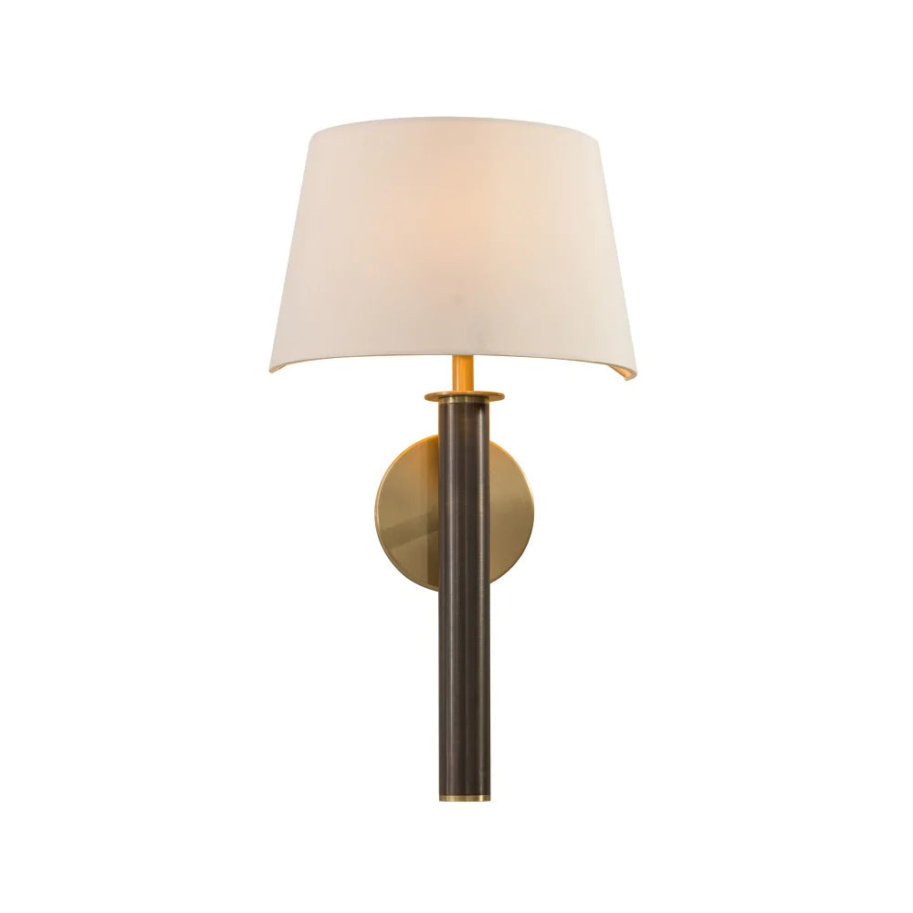 RV Astley Donal Wall Lamp with Dark and Antique Brass-Wall Lights-RV Astley-Belmont Interiors