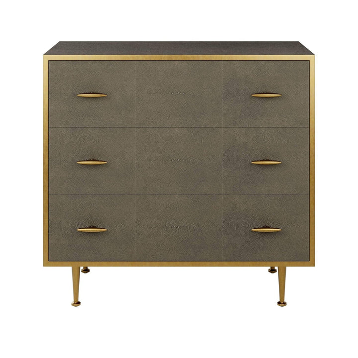 DI Designs Hampton Chest of Drawers - Grey Shagreen - Belmont Interiors