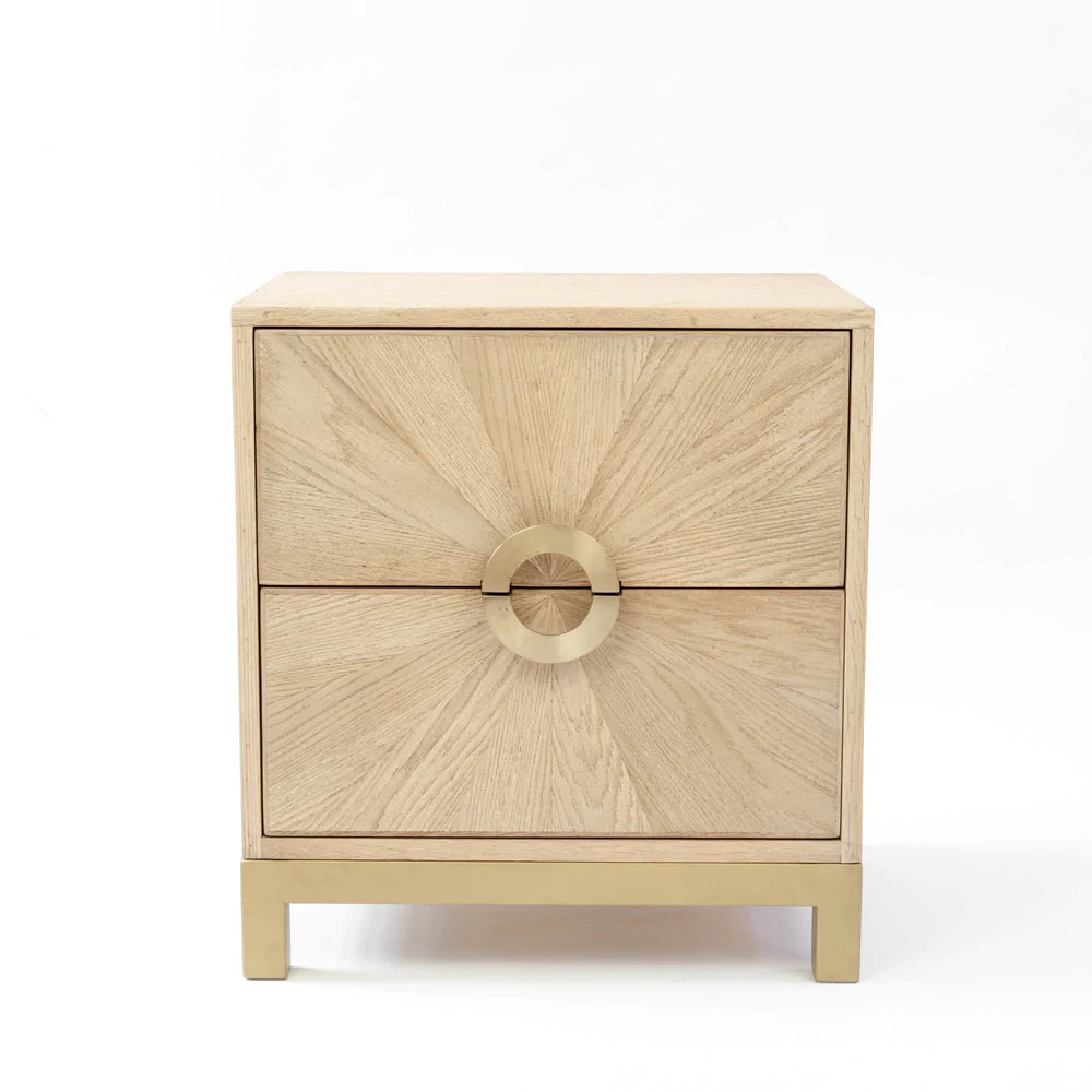 DI Designs Easton Sunburst Bedside Table - Belmont Interiors