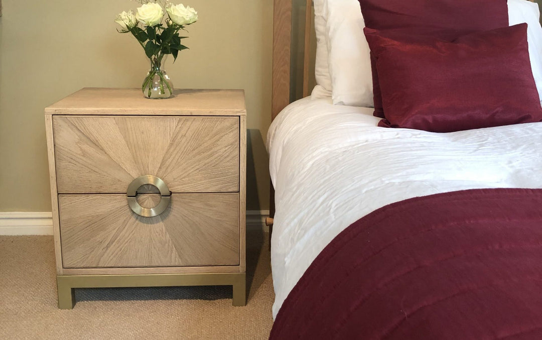 DI Designs Easton Sunburst Bedside Table - Belmont Interiors