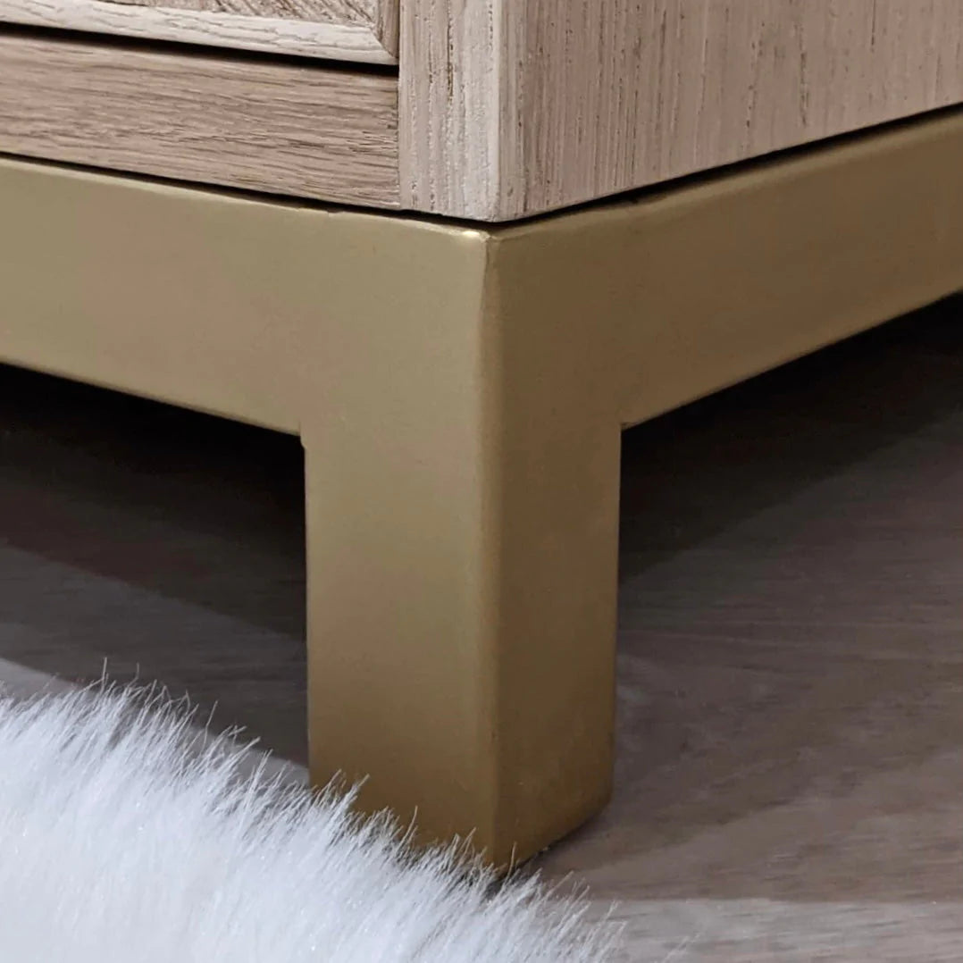 DI Designs Easton Sunburst Bedside Table - Belmont Interiors