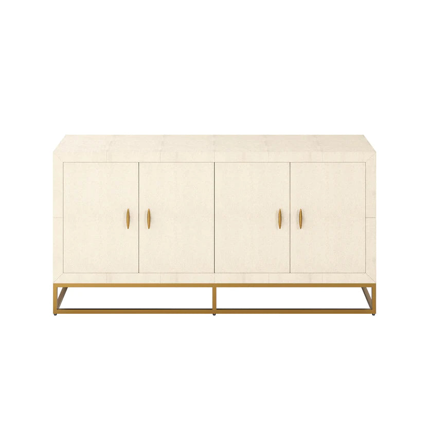 DI Designs Hampton Sideboard - Ivory Shagreen - Belmont Interiors