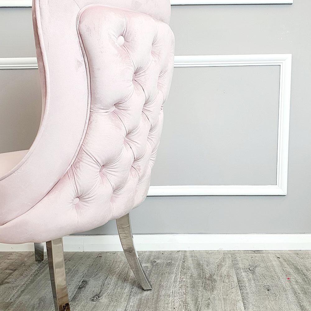 Pink dining shop bench with back